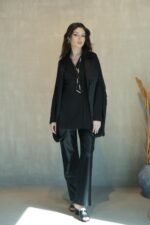 Pleated cape jacket - Image 2