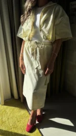 Butter Aura Sets - Luxury Kuwaiti Fashion by Sarah Alsaleh (Image 3)
