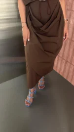 Mocha aura sets - Luxury Kuwaiti Fashion by Sarah Alsaleh (Image 3)