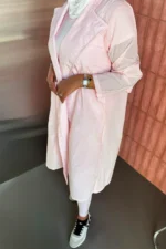 Rose Trenchi Jacket - Luxury Kuwaiti Fashion by Sarah Alsaleh (Image 1)